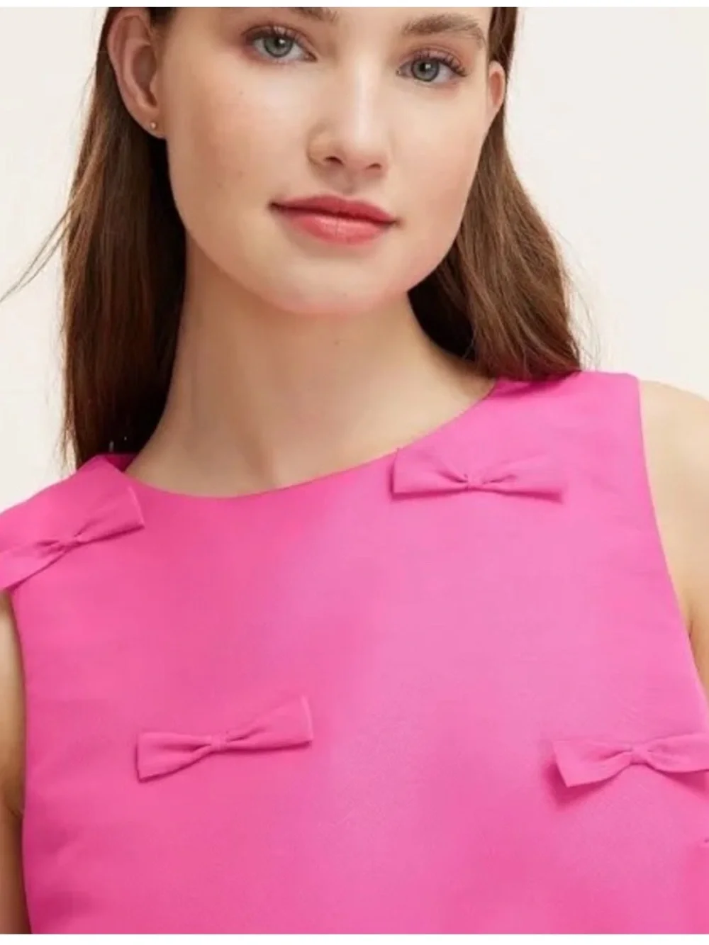 Kate spade x target Bow Shell Tank Top - Pink 1X